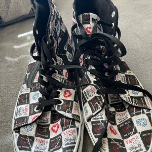 Converse High-Top Sneakers with Graphic Design